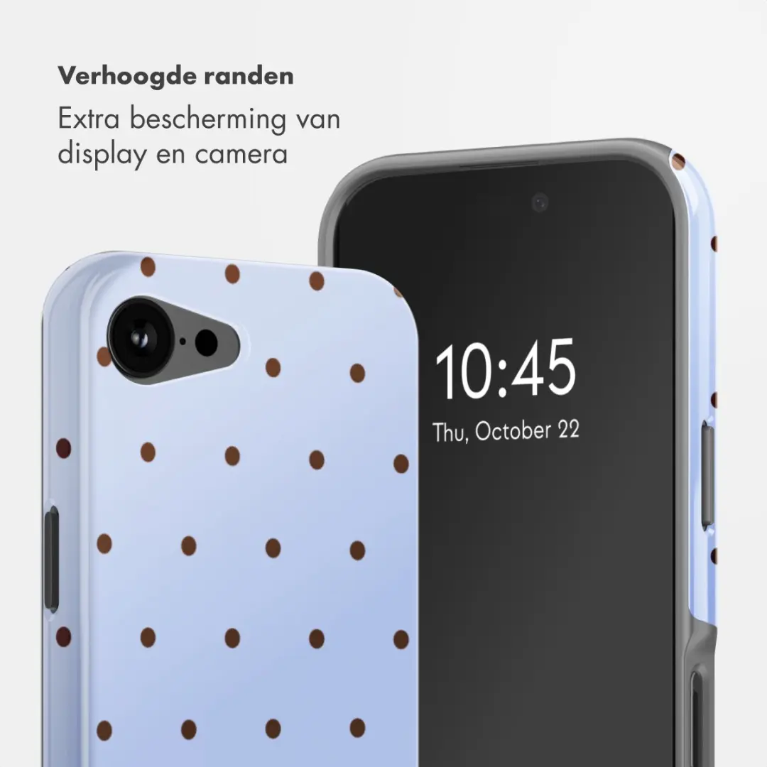 Selencia Hoesje iPhone 17e/16e - MagSafe Lichtblauw