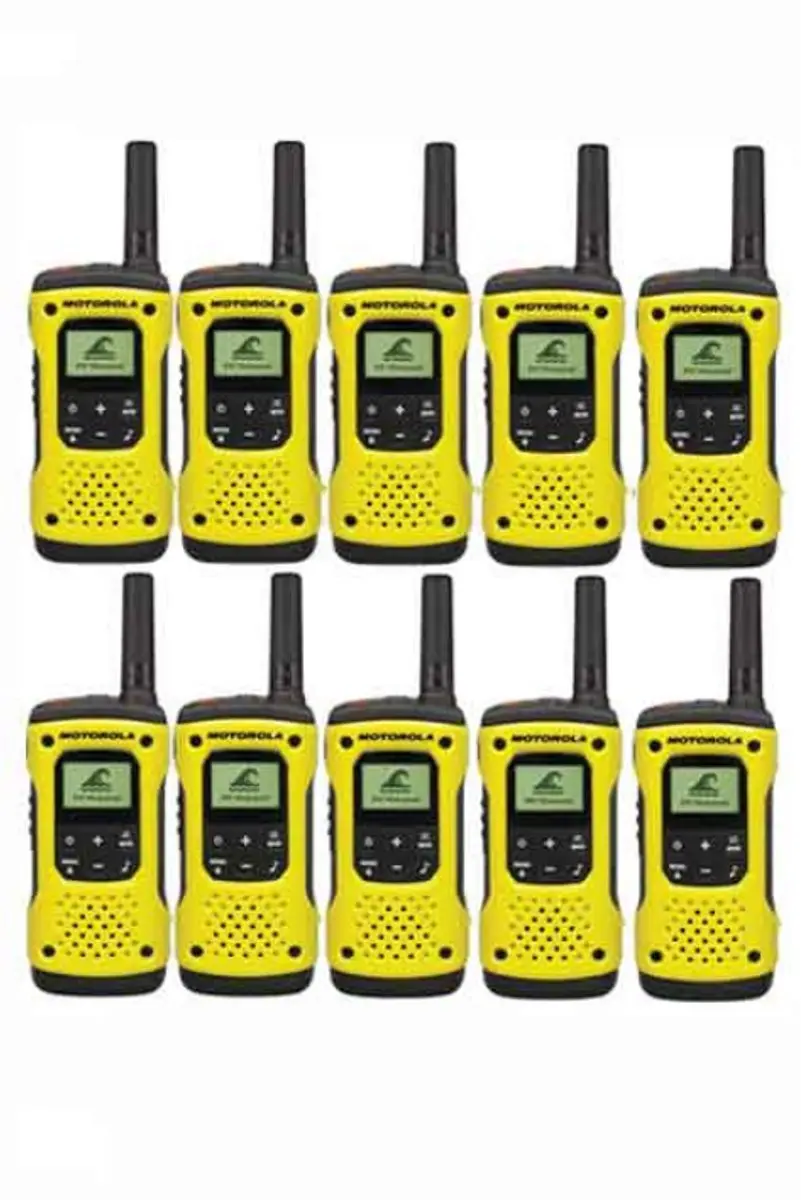 Motorola TLKR T92 H2O Portofoons - 10 Stuks - Geel
