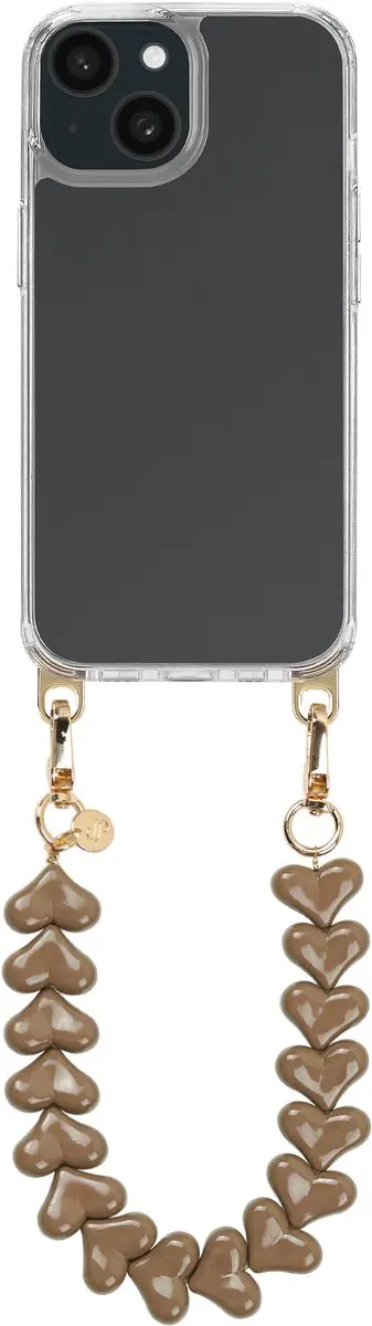 Selencia Hoesje iPhone 15 Mocha Brown