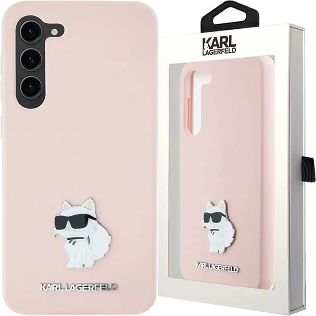 Karl Lagerfeld Silicone Case KLHCS24MSMHCNPP - Roze - afbeelding 6 van 6