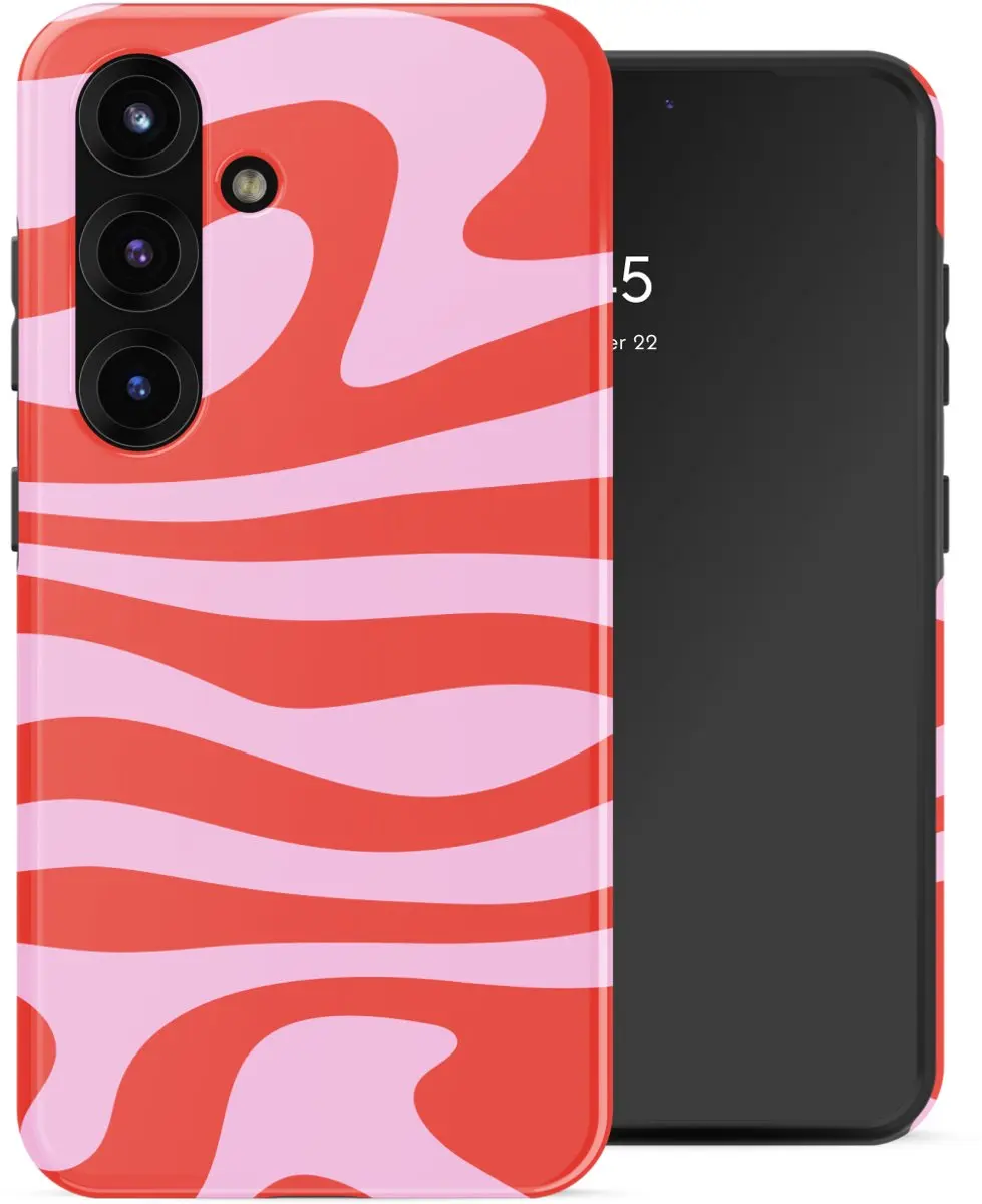 Selencia Hoesje Samsung Galaxy S25 Dream Swirl Pink
