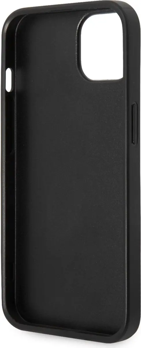 Karl Lagerfeld Glitter Back Case iPhone 14 Plus - Zwart