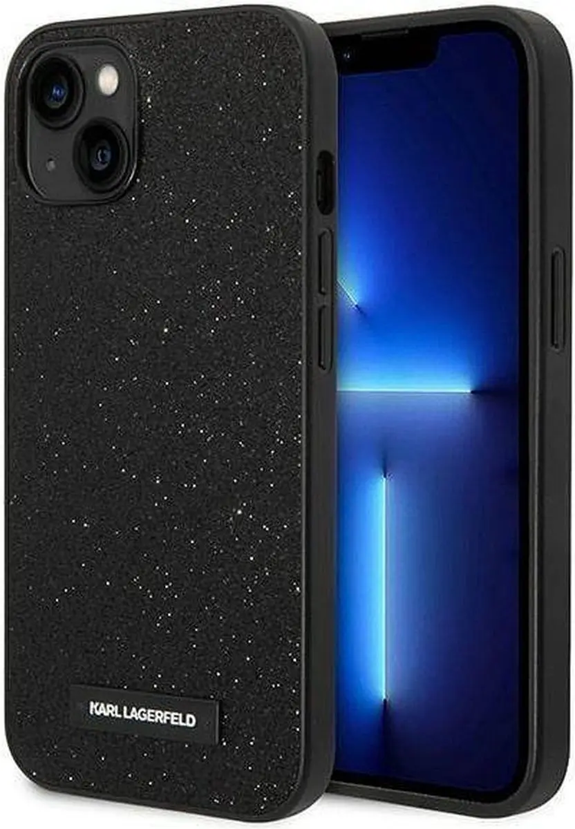Karl Lagerfeld Glitter Back Case iPhone 14 Plus