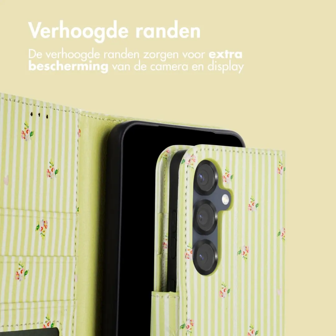 Imoshion Galaxy S25 Hoesje Garden Stripes - 3 Pasjes