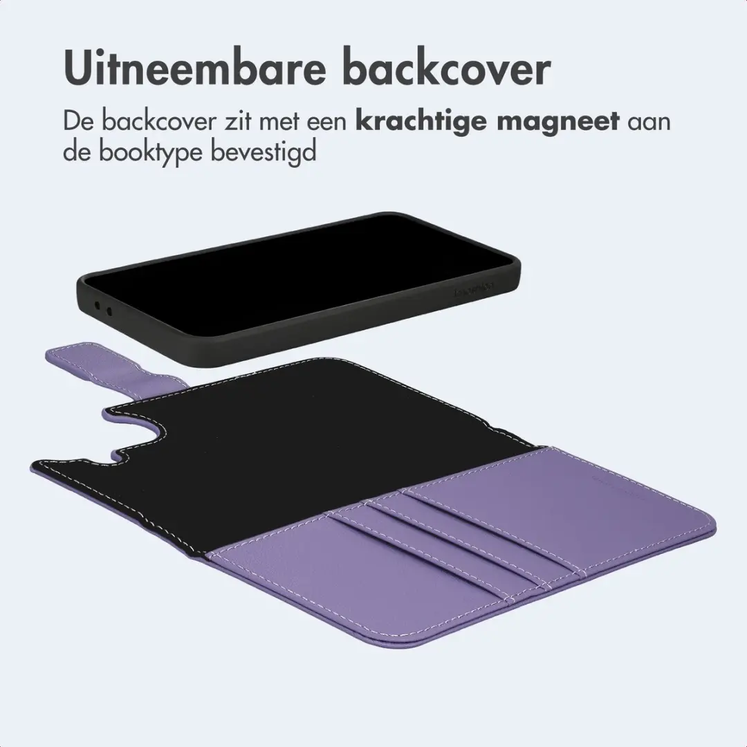 Imoshion Hoesje Samsung Galaxy A57 2-in-1 Bookcase - 3 Pasjes - Paars