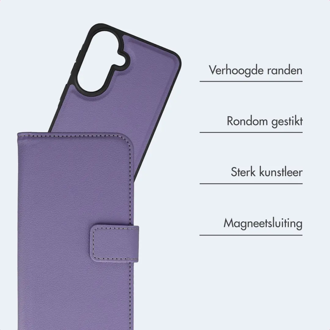 Imoshion Hoesje Samsung Galaxy A57 2-in-1 Bookcase - 3 Pasjes - Paars