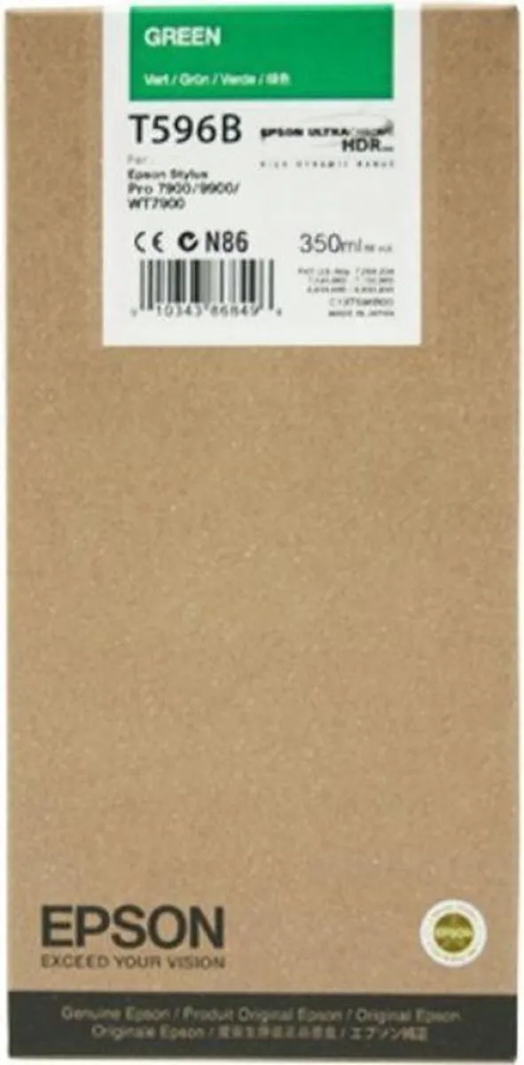 Epson C13T596B00 Inktpatroon Groen - 350ml