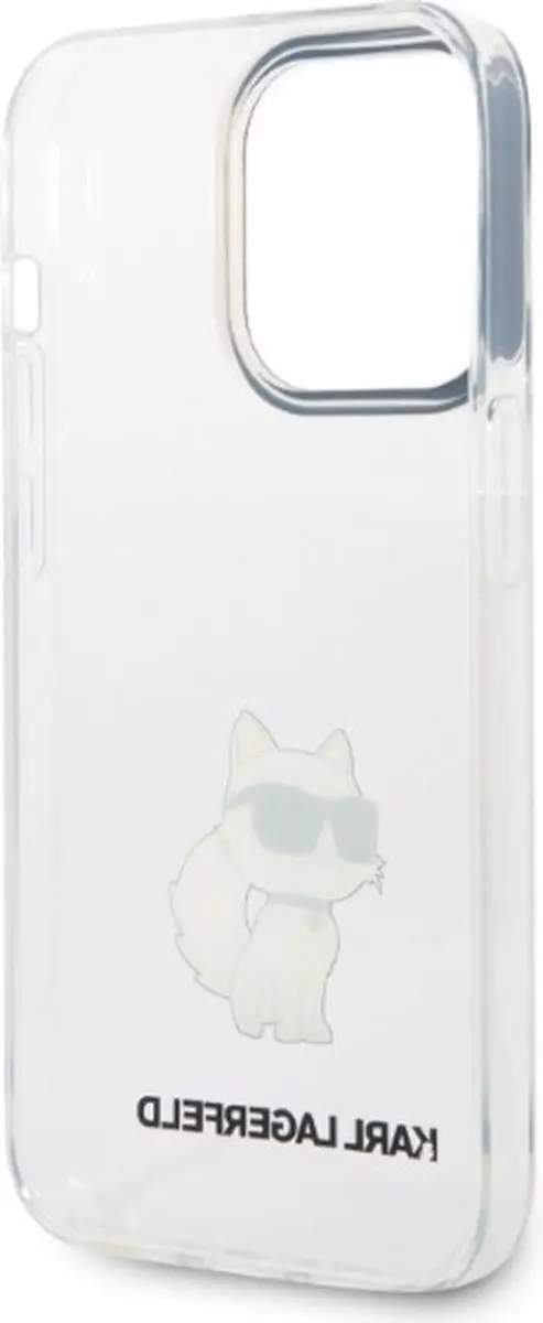 Karl Lagerfeld KLHCP14LHNCHTCT iPhone 14 Pro Hardcase - Transparant - afbeelding 4 van 6