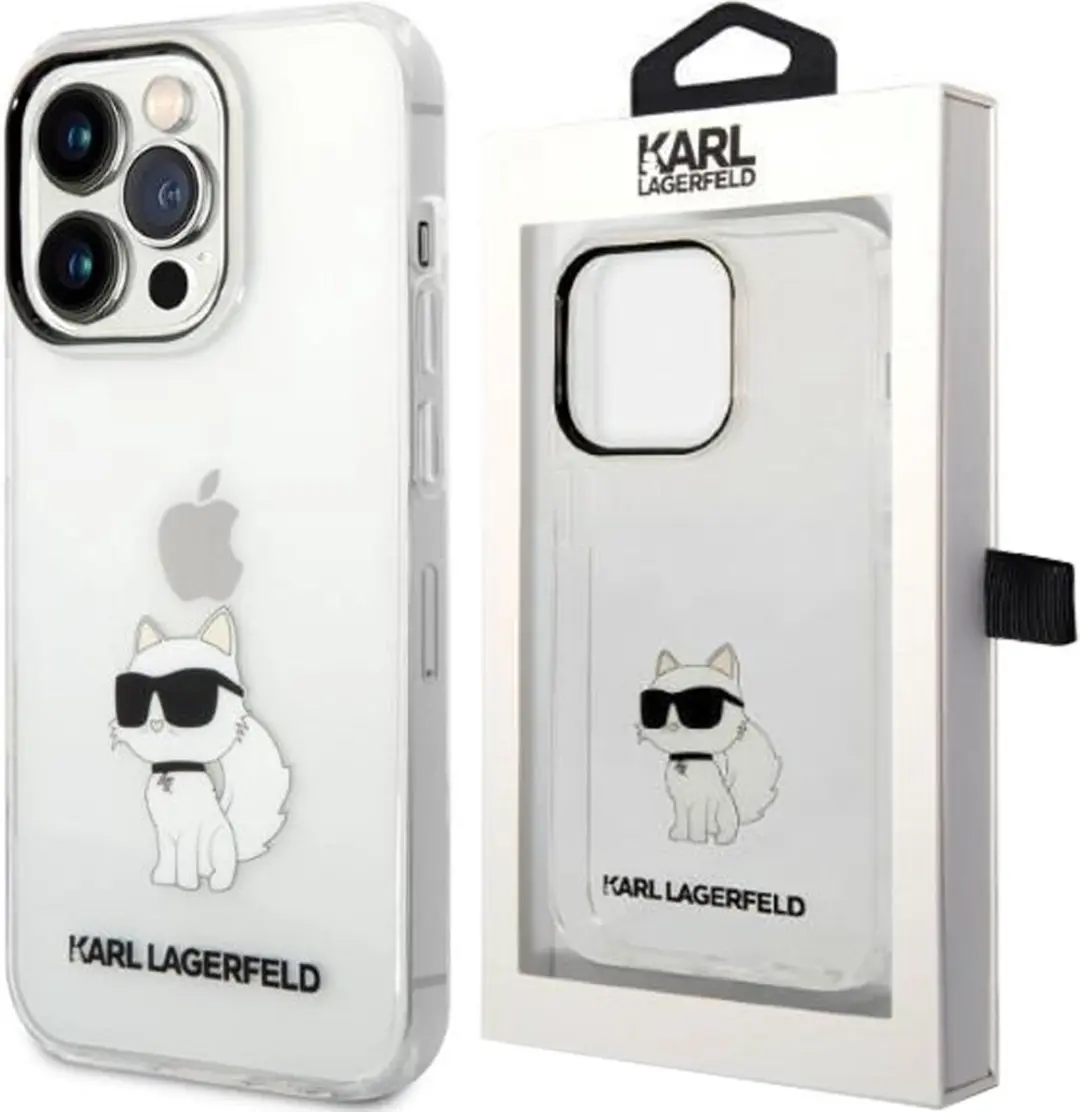 Karl Lagerfeld KLHCP14LHNCHTCT iPhone 14 Pro Hardcase