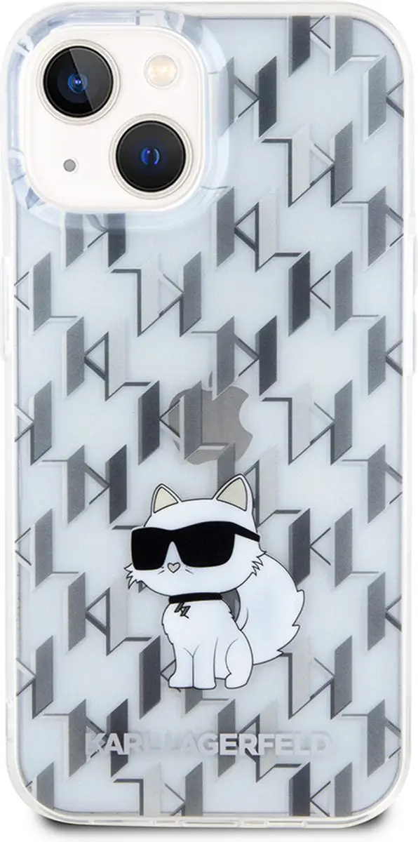 Karl Lagerfeld iPhone 15 Backcase - Effen Transparant