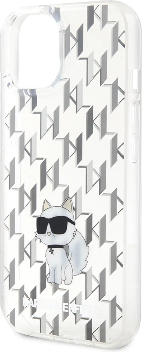 Karl Lagerfeld iPhone 15 Backcase - Effen Transparant - afbeelding 6 van 6