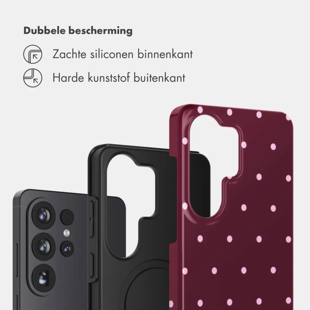 Selencia Hoesje Samsung Galaxy S26 Ultra - Donkerrood