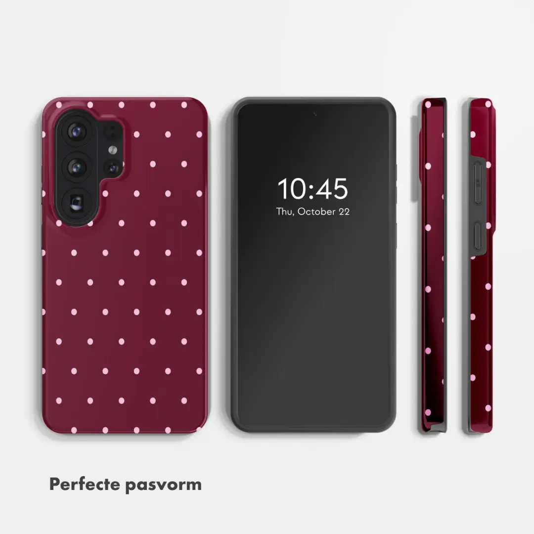 Selencia Hoesje Samsung Galaxy S26 Ultra - Donkerrood