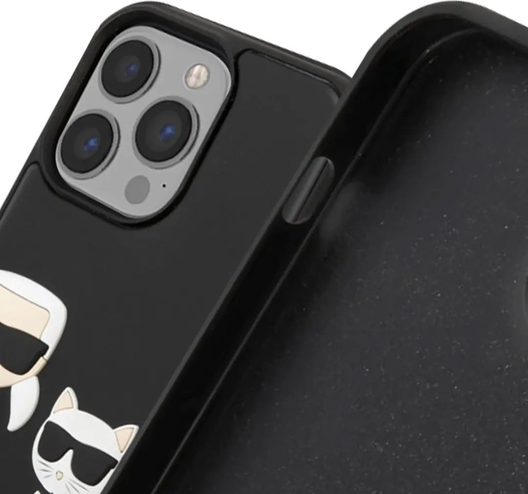 Karl Lagerfeld Karl & Choupette iPhone 13 Pro Max Hardcase - Zwart - afbeelding 4 van 6