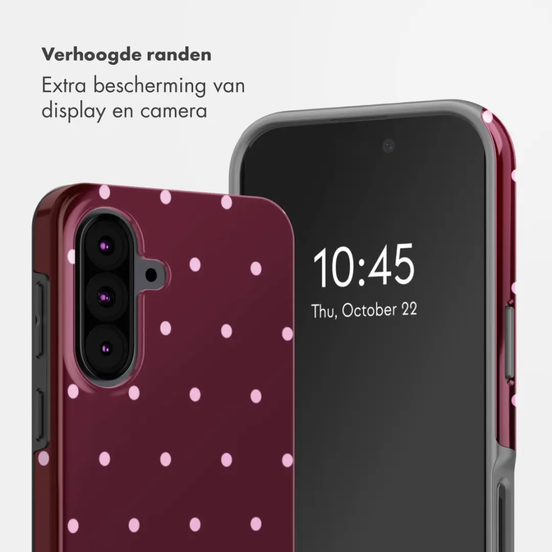 Selencia Hoesje Samsung Galaxy A37 - Donkerrood