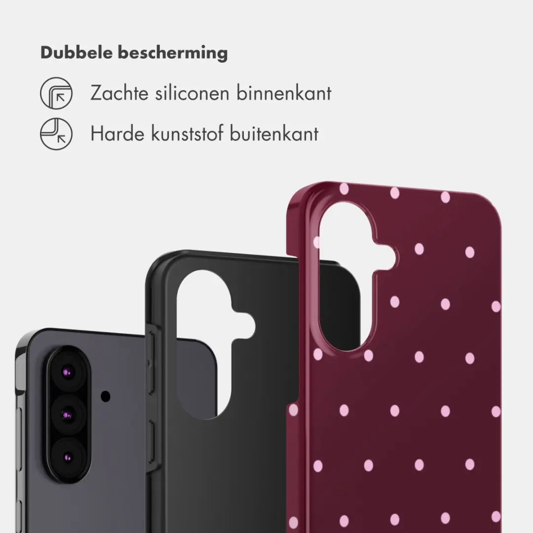 Selencia Hoesje Samsung Galaxy A37 - Donkerrood