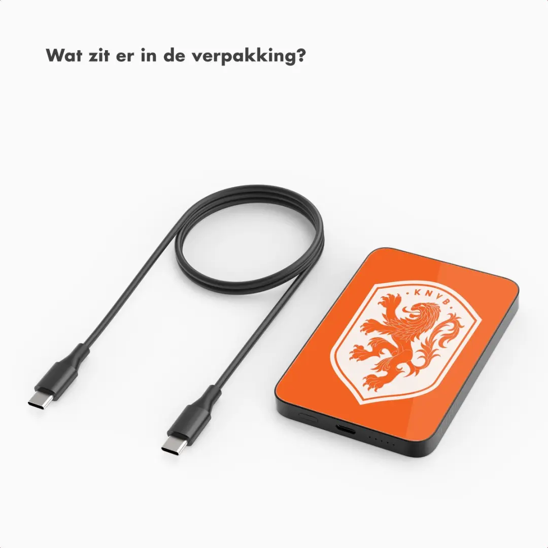Selencia Powerbank 5000mAh SH00098010 - MagSafe - Oranje - afbeelding 6 van 6