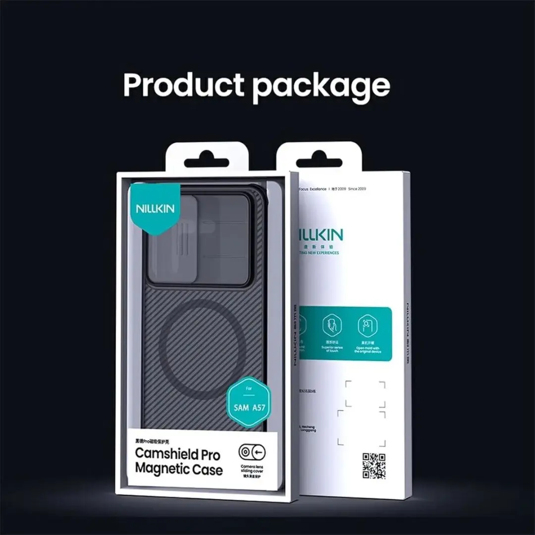 Nillkin CamShield Prop Magnetic Hoesje Samsung Galaxy A57 - Zwart - afbeelding 6 van 6