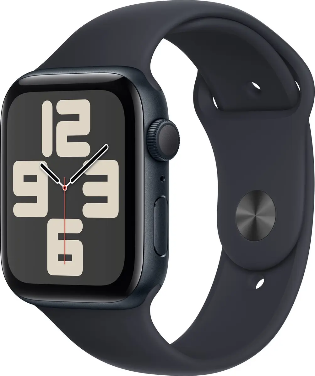 Apple Watch SE 44mm - Midnight Aluminium - Zwart
