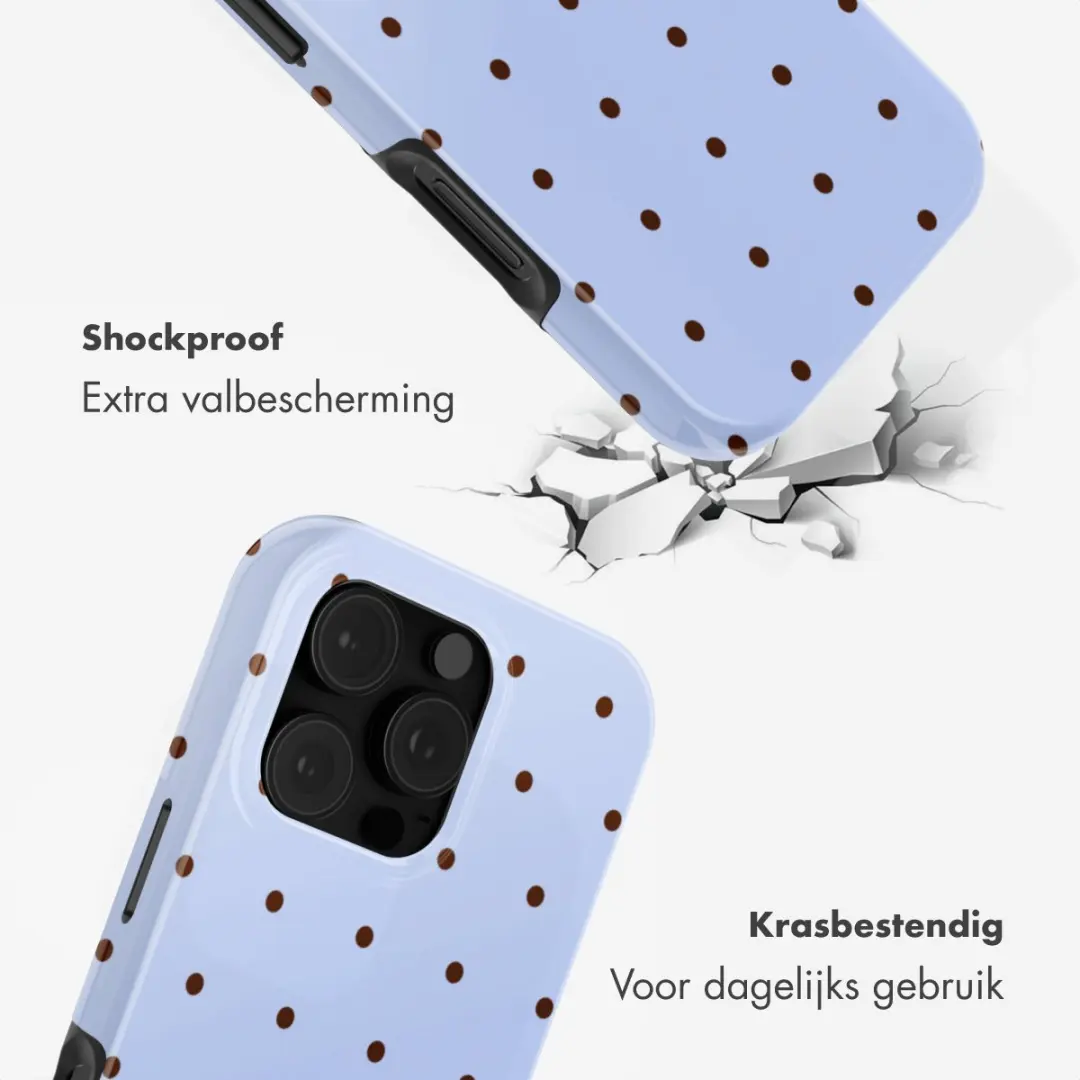 Selencia Hoesje iPhone 16 Pro Max Lichtblauw