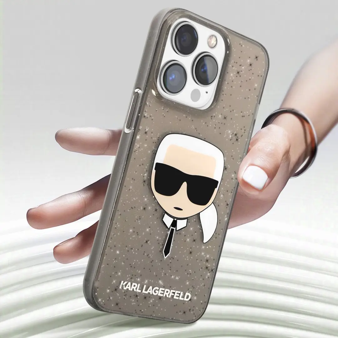 Karl Lagerfeld Hoesje iPhone 13 Pro 3666339027513 - Zwart