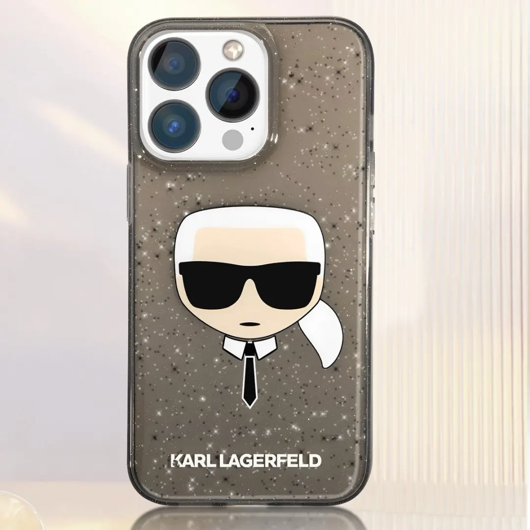 Karl Lagerfeld Hoesje iPhone 13 Pro 3666339027513 - Zwart