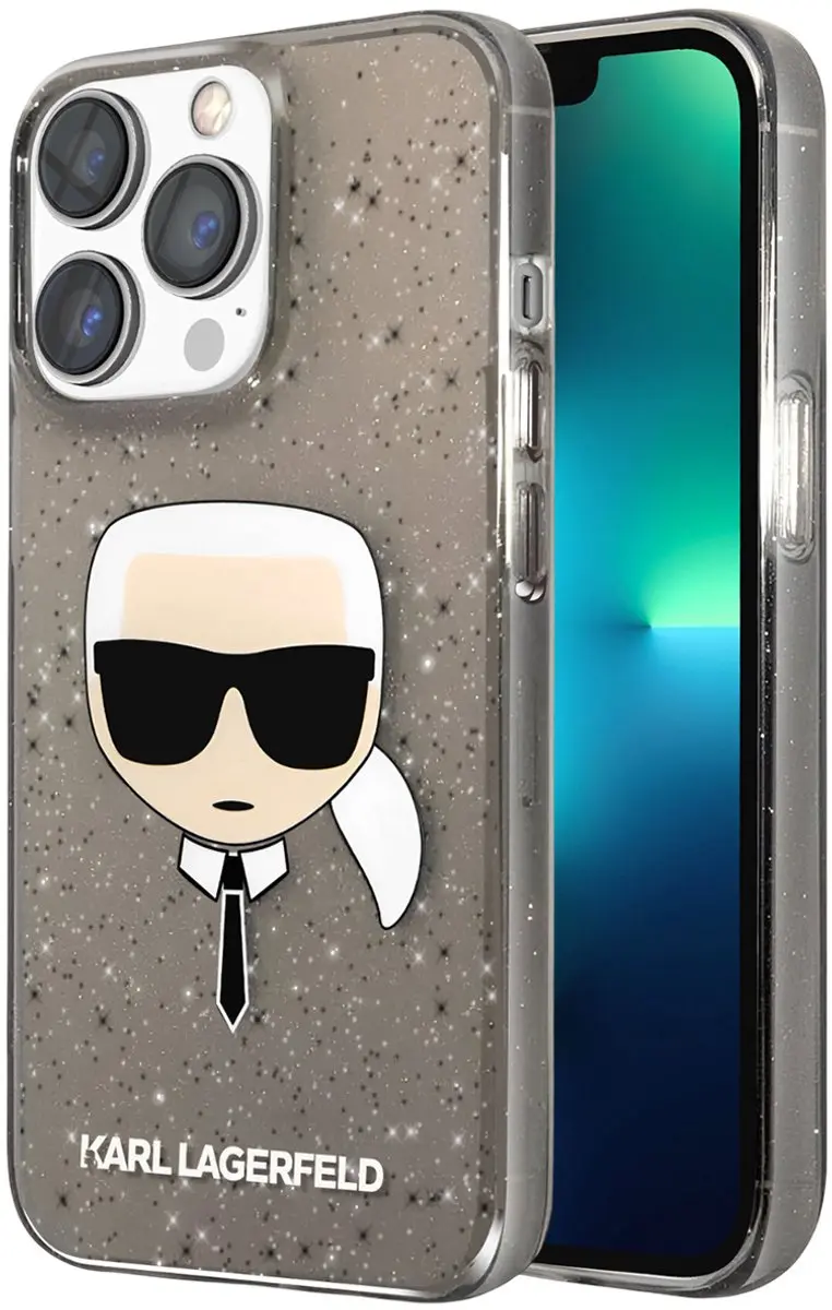Karl Lagerfeld Hoesje iPhone 13 Pro 3666339027513 - Zwart - afbeelding 6 van 6