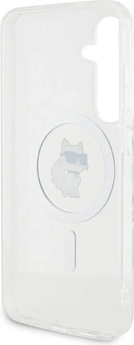 Karl Lagerfeld IML Choupette MagSafe Hoesje - Samsung Galaxy S24+ - Transparant - afbeelding 4 van 6