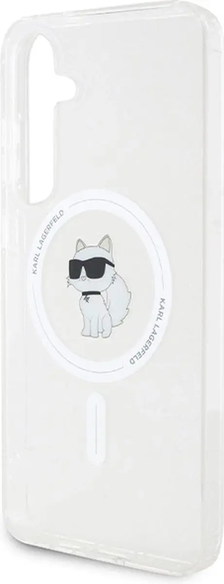 Karl Lagerfeld IML Choupette MagSafe Hoesje - Samsung Galaxy S24+ - Transparant - afbeelding 3 van 6