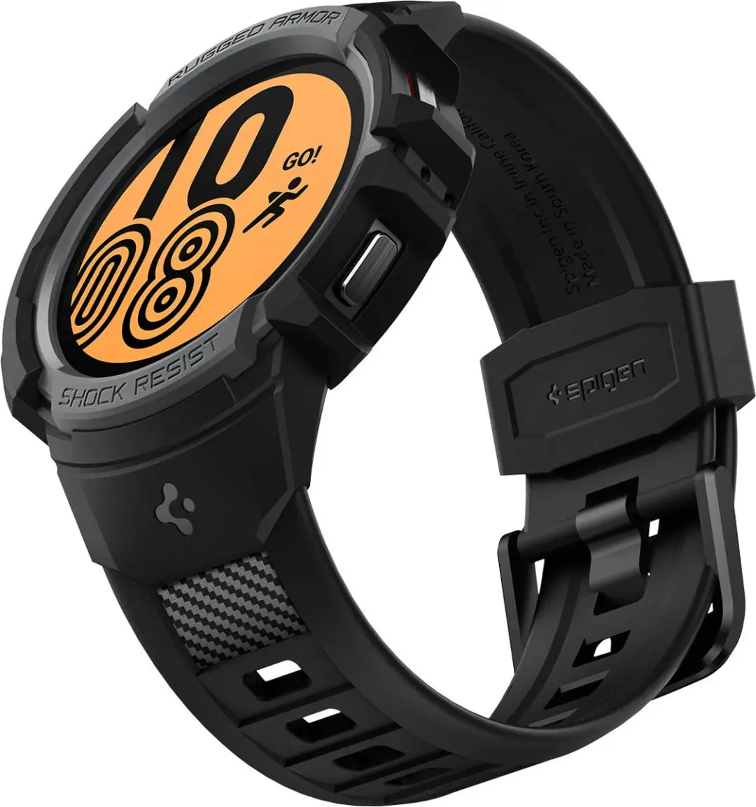 Spigen Rugged Armor Pro Samsung Galaxy Watch 4 44mm - Zwart