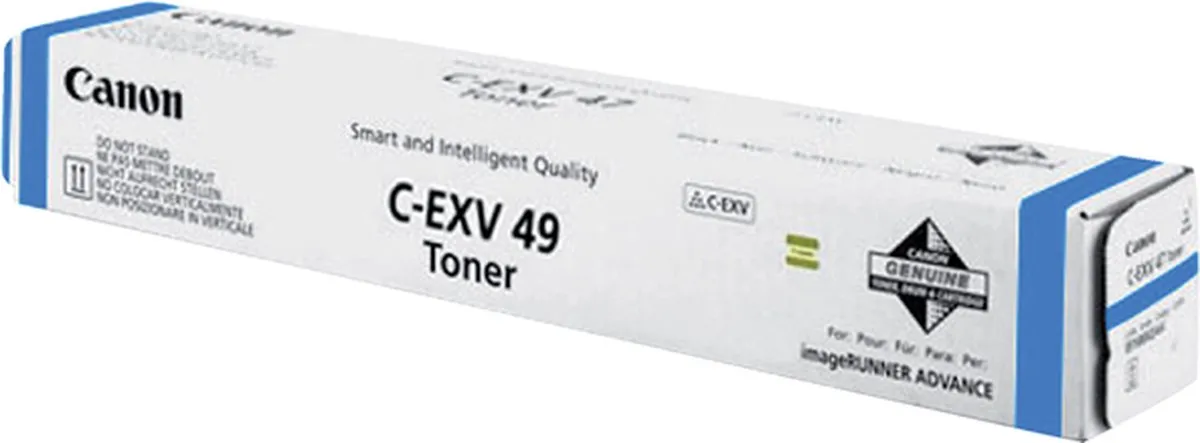 Canon C-EXV 49 Cyan Toner - 19.000 pagina's