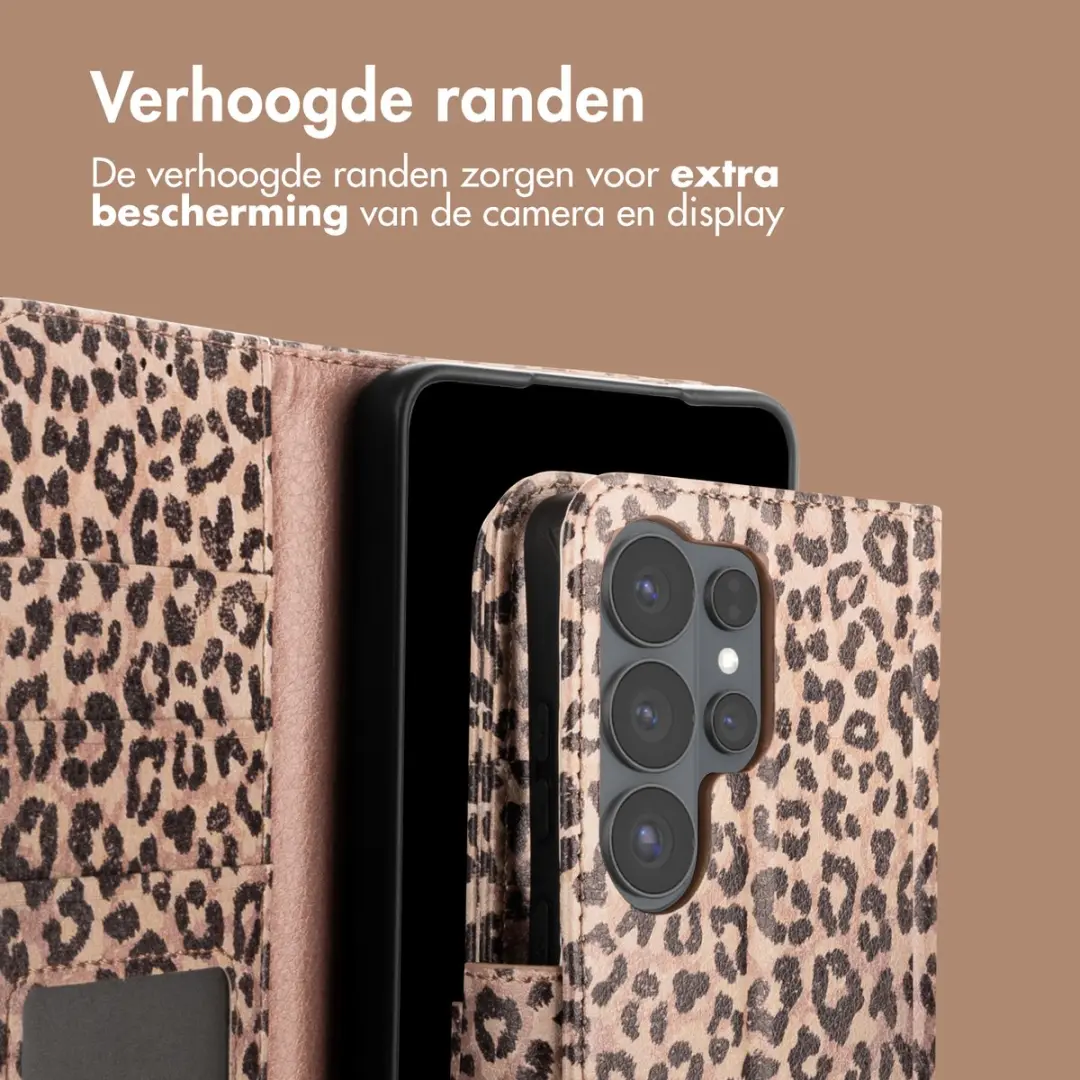 Imoshion Hoesje Samsung Galaxy S26 Ultra - 3 Pasjes - Leopard Mood