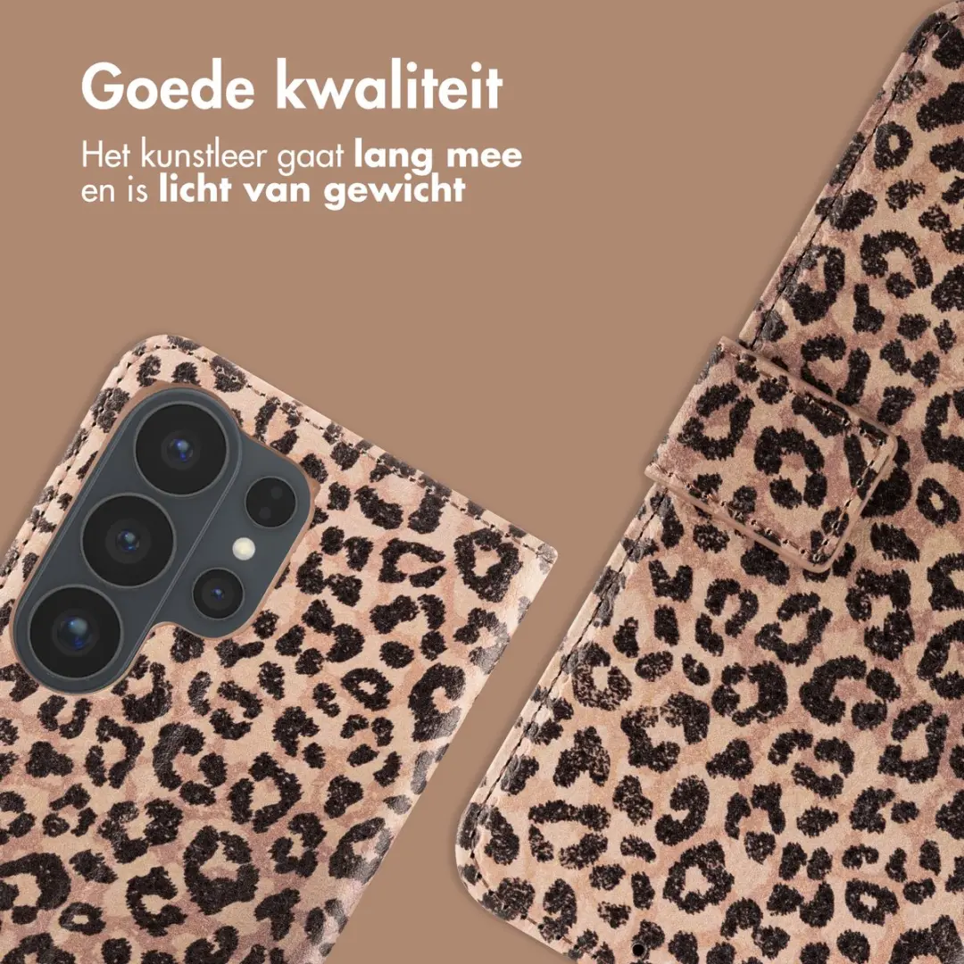 Imoshion Hoesje Samsung Galaxy S26 Ultra - 3 Pasjes - Leopard Mood