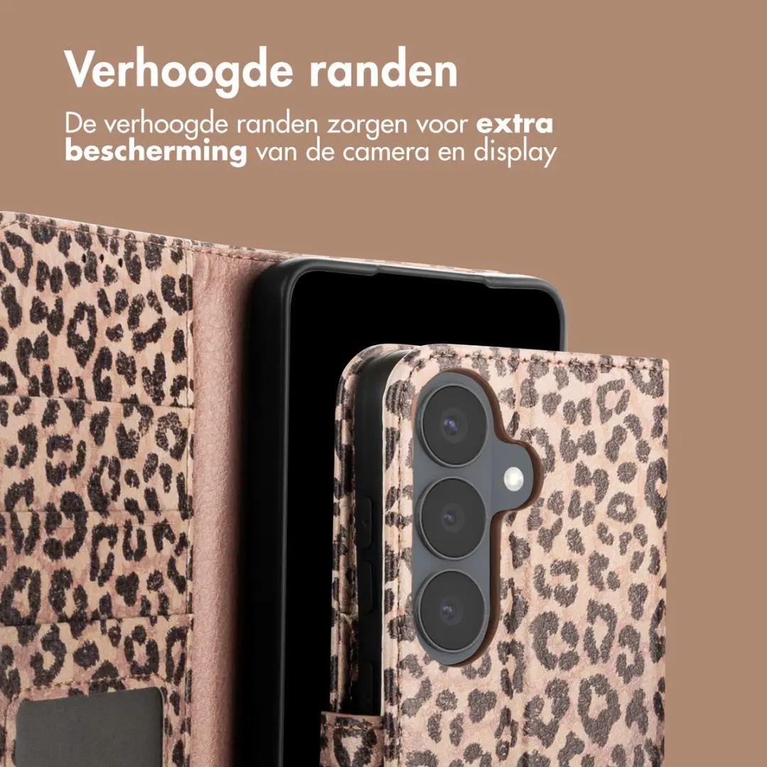 imoshiion Hoesje Samsung Galaxy S26 - Leopard Mood - 3 Pasjes