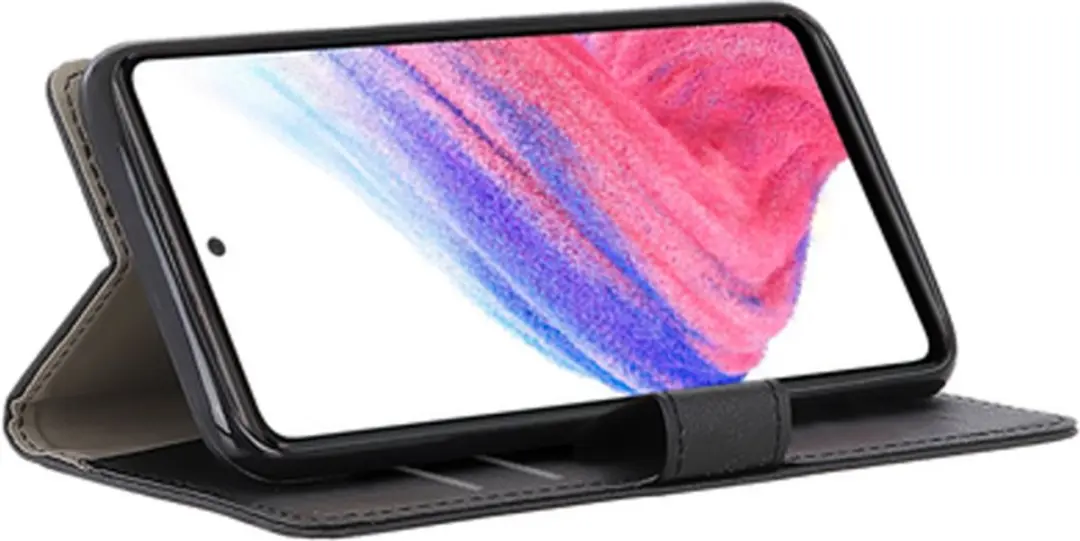 Just in Case Samsung Galaxy A53 Wallethoes - Zwart
