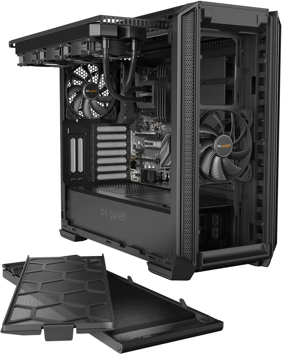 be quiet! Silent Base 601 Window - ATX Behuizing - Zwart