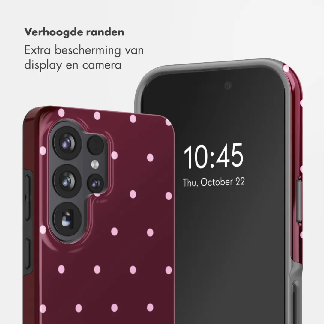 Selencia Hoesje Samsung Galaxy S26 Ultra - Magnetische Ring - Donkerrood