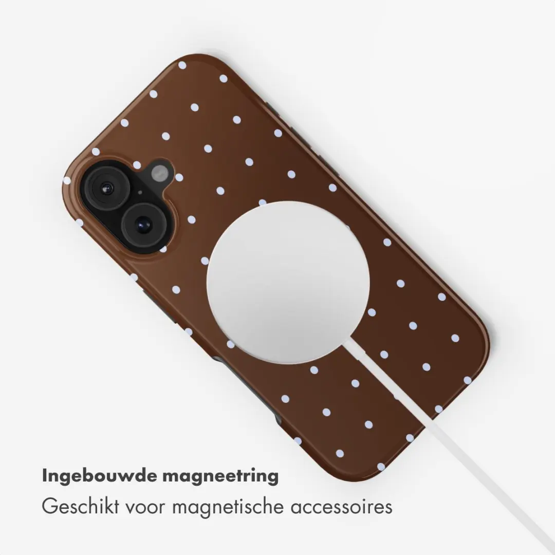Selencia Hoesje iPhone 17 MagSafe - Bruin - afbeelding 6 van 6