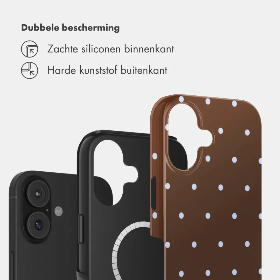 Selencia Hoesje iPhone 17 MagSafe - Bruin