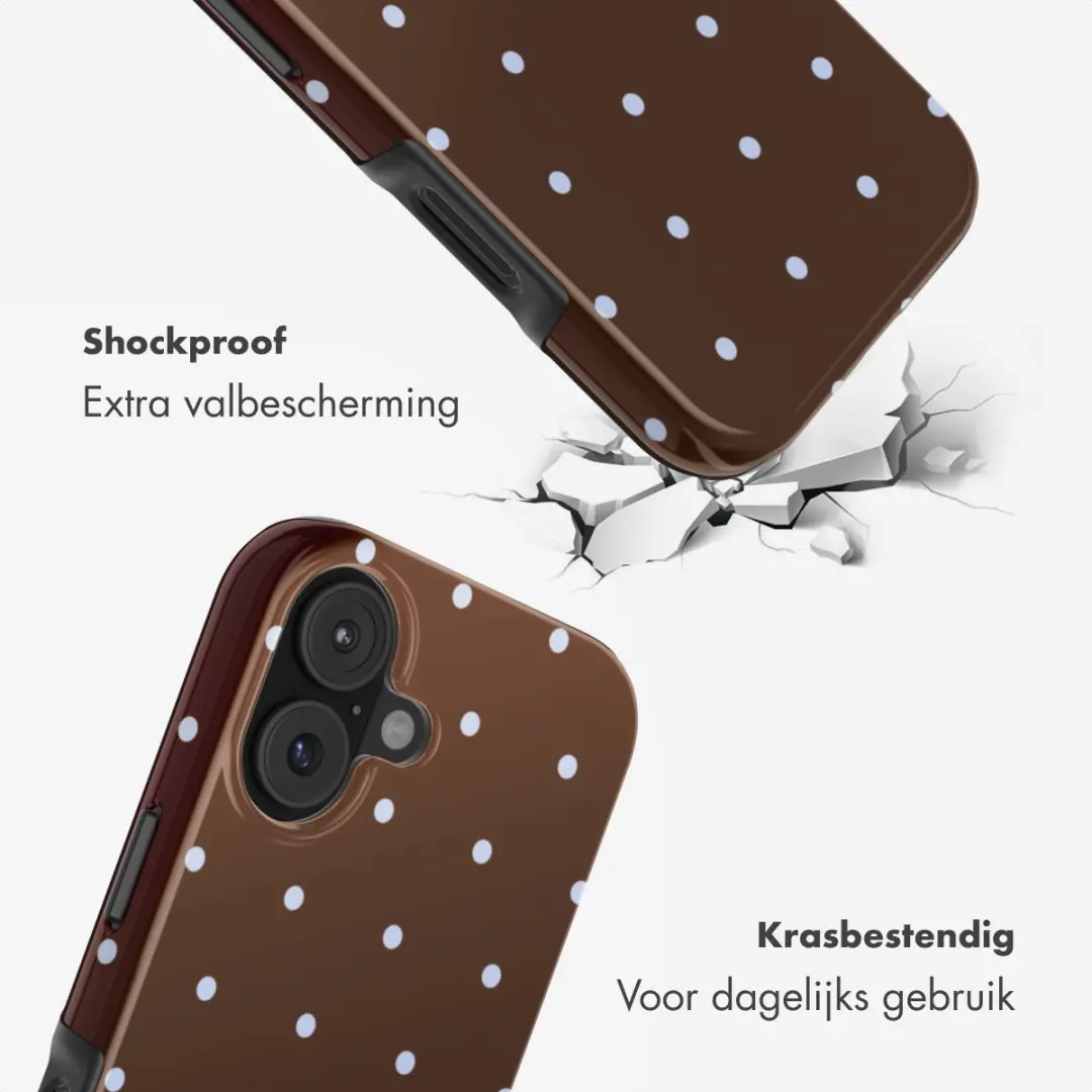 Selencia Hoesje iPhone 17 MagSafe - Bruin