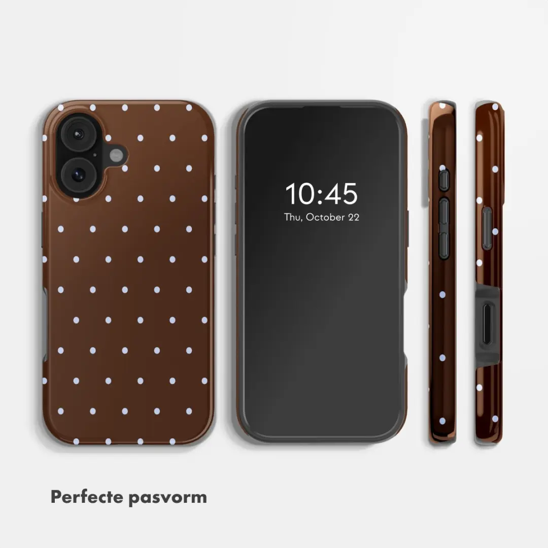 Selencia Hoesje iPhone 17 MagSafe - Bruin
