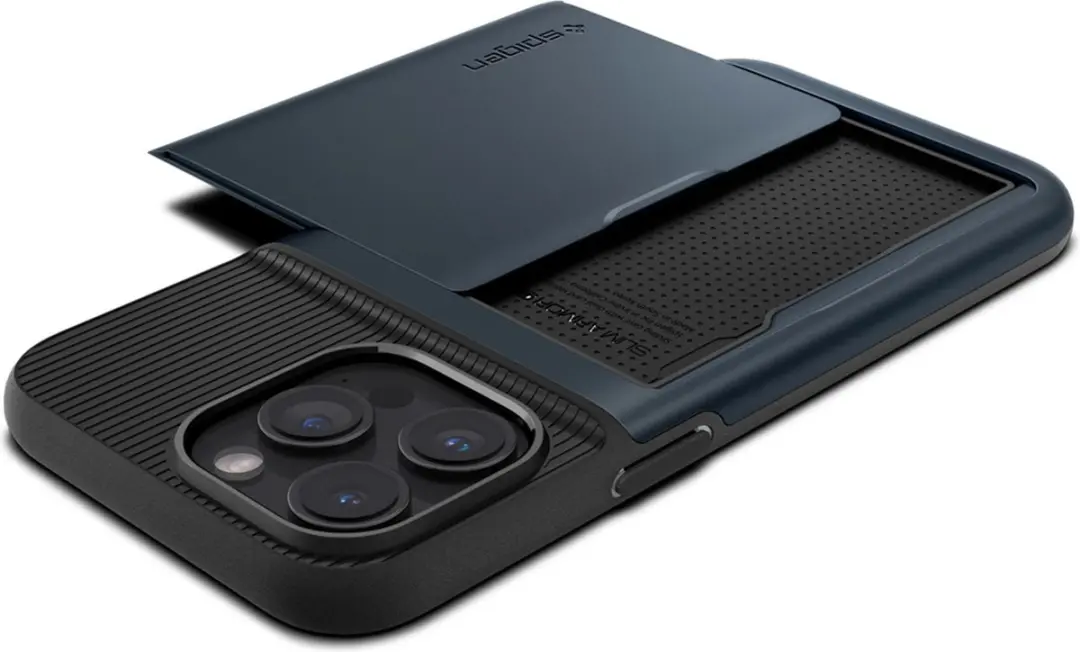 Spigen Slim Armor CS ACS06730 iPhone 15 Pro Hoesje - Grijs
