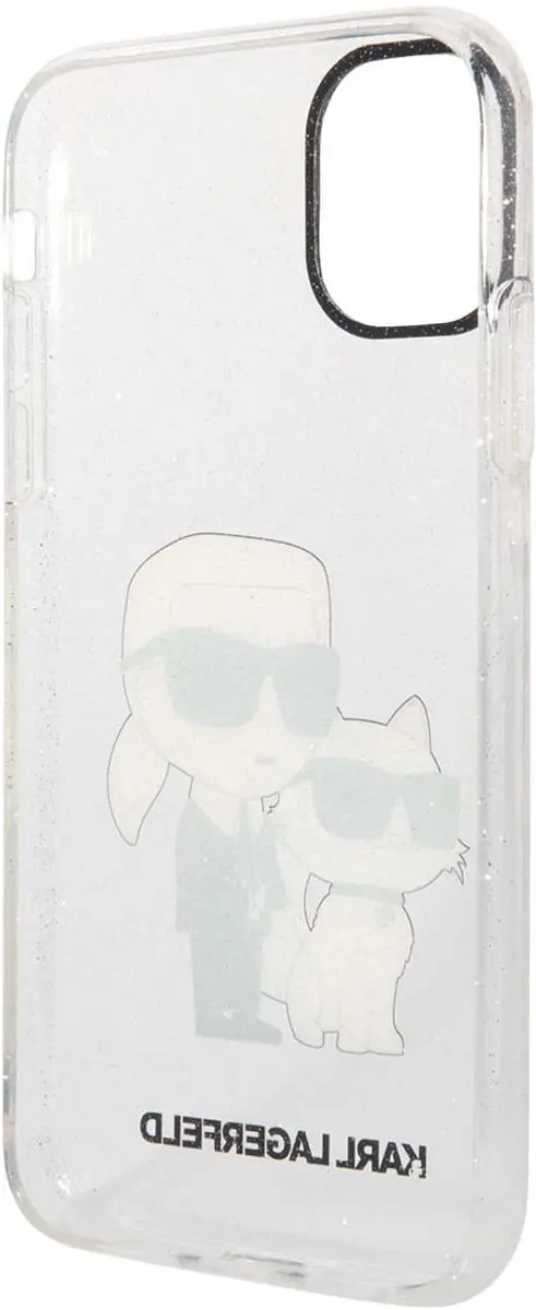 Karl Lagerfeld KLHCN61HNKCTGT Hoesje iPhone 11 - Transparant - afbeelding 4 van 5