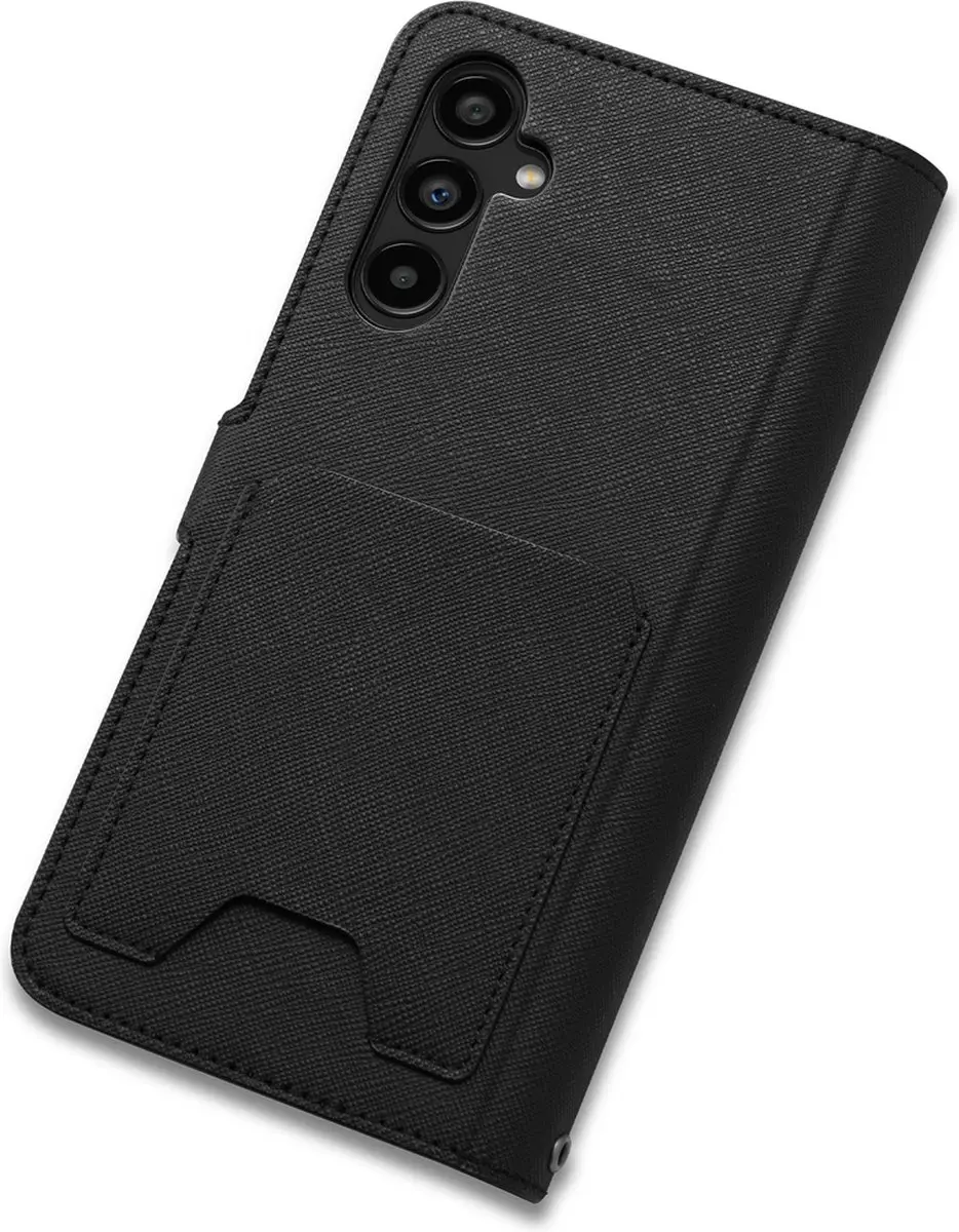 Spigen Wallet S Plus ACS05893 Portemonnee - Samsung Galaxy A54 - 6 Pasjes - Zwart - afbeelding 2 van 6