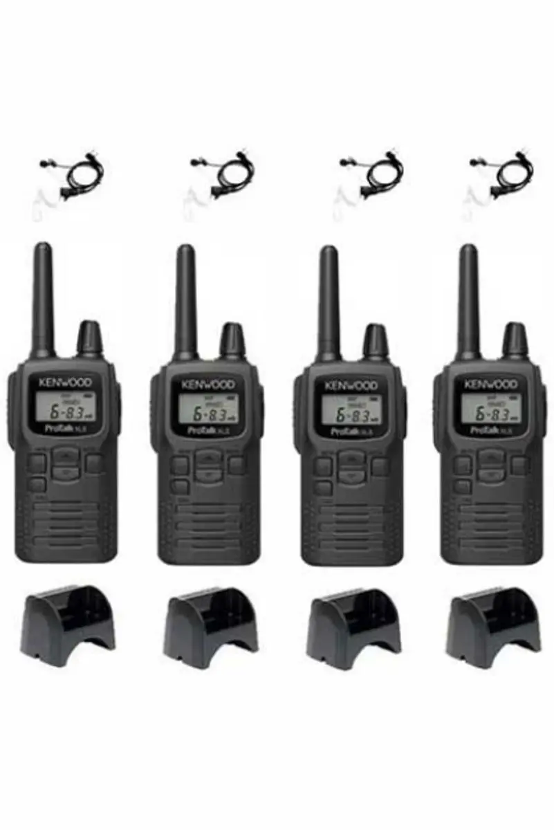 Kenwood PKT-300 ProTalk XLS PMR446 Portofoons - 4 Stuks - Zwart - afbeelding 6 van 6