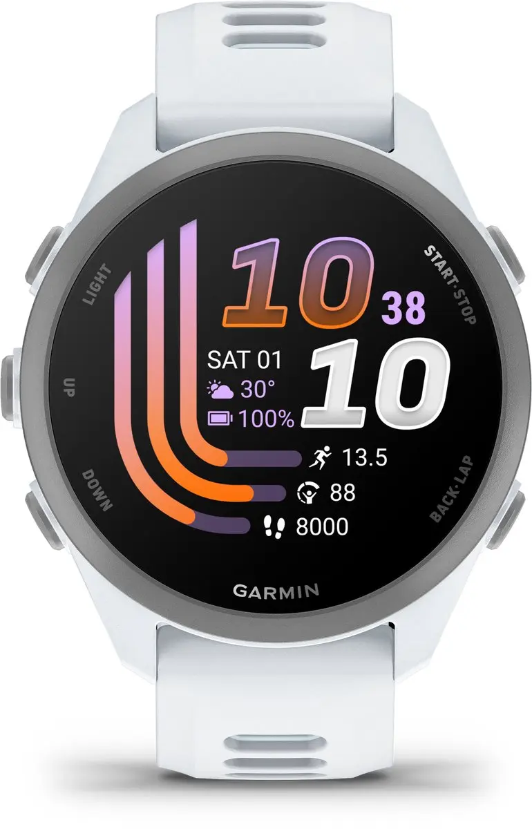 Garmin Forerunner 170 GPS Hardloophorloge - 43mm - Wit