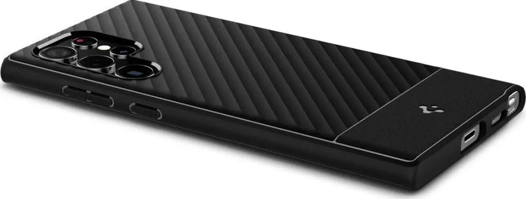 Spigen Core Armor ACS03946 Hoesje Samsung Galaxy S22 Ultra - Matte Black