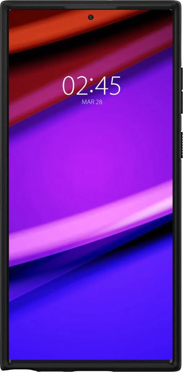 Spigen Core Armor ACS03946 Hoesje Samsung Galaxy S22 Ultra - Matte Black - afbeelding 6 van 6