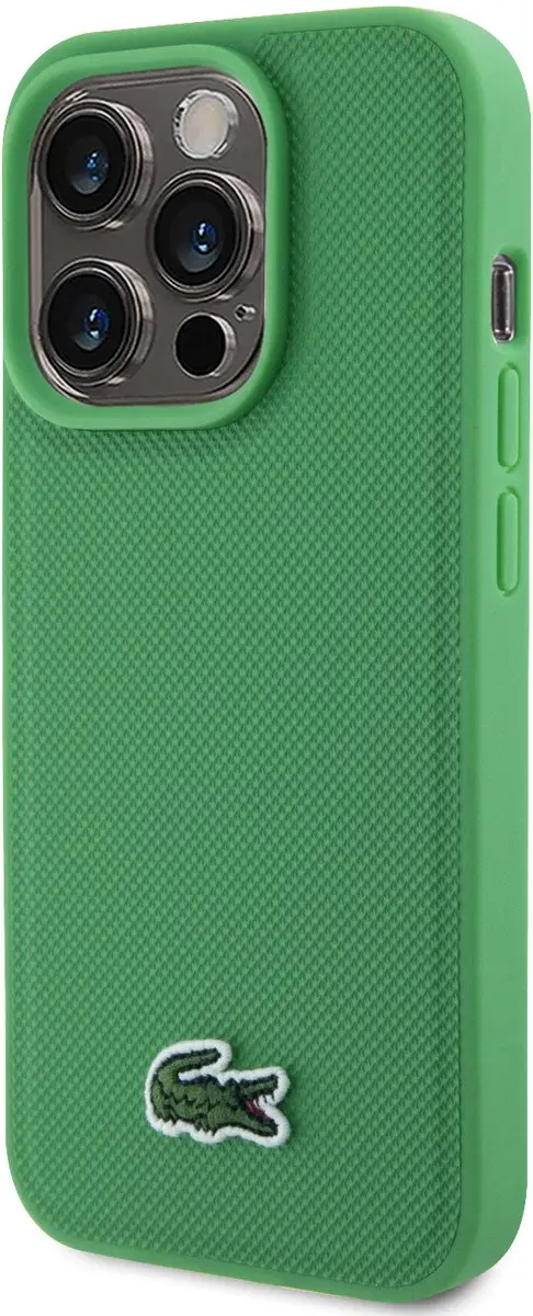 Lacoste Iconic Hoesje iPhone 15 Pro - Groen - MagSafe