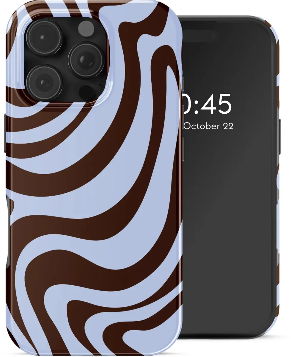 Selencia Hoesje iPhone 16 Pro Dream Swirl Chocolate